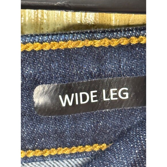 Judy Blue Womens 9 / 29 High Waist Cropped Wide Leg Jeans  Dark Stretch JB82517 - Picture 7 of 8